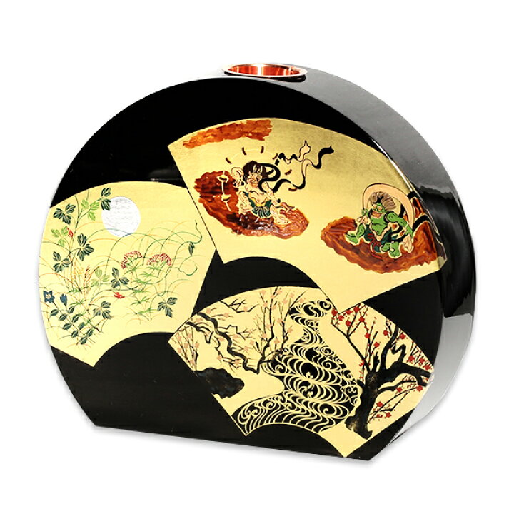 楽天市場】【宮内庁御用達 漆器 山田平安堂】花生 琳派写 : 漆器 山田 