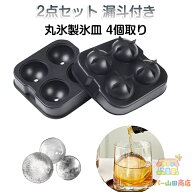 【楽天スーパーSALE】丸氷 容器 ハイボール シリコン 製氷器 製氷機 丸型 【2点セット】製氷皿 アイスボ…
