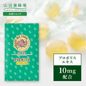 【山田養蜂場】プロポリスキャンディー 100g入（24-26粒） プロポリス キャンディー のど飴 イガイガ リフレッシュ 食べやすい 健康 人気 注目 話題 高級 食べ物 食品 ギフト プレゼント お取り寄せグルメ お中元