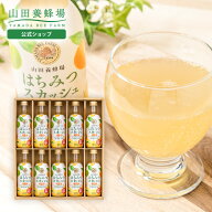 【山田養蜂場】ギフトはちみつスカッシュ (ゆず) 200ml×10本 はちみつ 国産丸絞りゆず果汁 ジュース 飲…