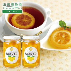 【山田養蜂場】輪切りレモンはちみつ漬 ＜420g×2本＞蜂蜜 ハチミツ はちみつ レモネード レモンスカッシュ 果実漬け レモン スライス シロップ 砂糖不使用 健康 食べ物 セット お取り寄せグルメ ギフト 贈答 プレゼント 送料無料 バレンタイン