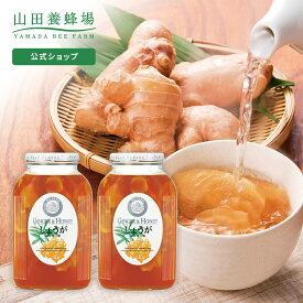 【山田養蜂場】 しょうがはちみつ漬 ＜900g×2本＞ はちみつ 百花蜂蜜 生姜 ショウガ 国産 食べ物 食品 飲み物 ドリンク ジュース 健康 男性 女性 父 母 夫 妻 両親 お取り寄せグルメ ギフト 贈答 プレゼント 誕生日 母の日