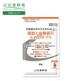 【山田養蜂場】脂肪と血糖値のためのサプリ＜40粒＞袋入 機能性表示食品 サプリメント カテキン 桑の葉 お腹 健康 人気 ギフト プレゼント 贈答 敬老の日