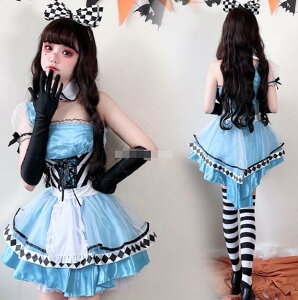 ロリータドレス ハロウィン衣装 ショート丈ワンピース ピエロコスプレ衣装 変身衣装 ハロウィン衣裳 悪魔 妖精 サーカス インディアン DS出演衣装 コスプレ コスチューム 舞台衣装 変身仮