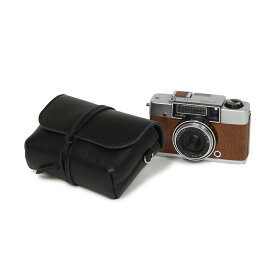 CPS02-AYBK 本革カメラポーチ Sサイズ　ブラック　※コンパクトカメラサイズ