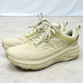 ホカ オネオネ HOKA ONEONE 登山靴 チャレンジャー ロー GTX ワイド CHALLENGER LOW GTX WIDE トレッキングブーツ ゴアテックス GORE-TEX トレッキングシューズ スニーカー ランニング トレラン アウトドア 26.5cm ベージュ【中古】