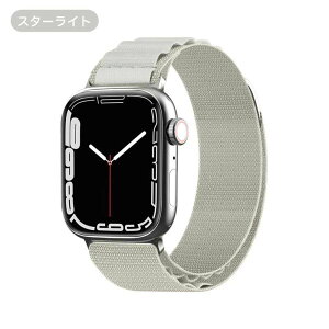 Apple Watch10 Applewatch Ultra �o���h �A���p�C�����[�v Apple Watch9/8/7/SE �o���h G���t�b�N 45mm 49mm Series 8/7�����o���h �i�C�����o���h�@�A���p�C�����[�v �X�|�[�c �����x���g�@�ϏՌ� 38mm 40mm 42mm 44mm 
