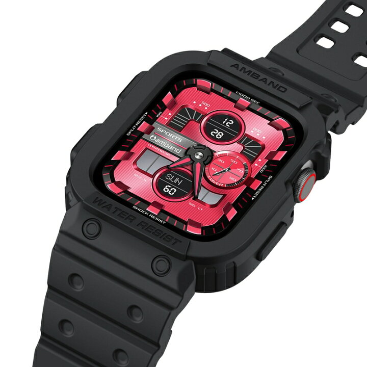楽天市場】Apple watch 9 ケース 一体型 バンド アップルウォッチ 
