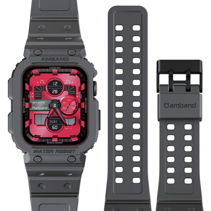 楽天市場】Apple watch 9 ケース 一体型 バンド アップルウォッチ 
