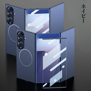 Galaxy Z TriFold �P�[�X Magsafe�Ή� �O�܂� �S�ʕی� �����K���X�t�B���� ��̌^ GalaxyZ TriFold �J�o�[ �}�O�Z�[�t�Ή� �T���X�� �M�����N�V�[ Z �g���C�t�H�[���h �ϏՌ� �J�����ی� ���^ �y�� �w