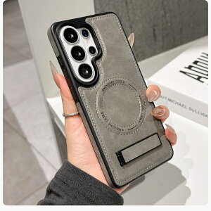 �yMagSafe�Ή��zGalaxy S26 Ultra �P�[�X Galaxy S26 �P�[�X ���U�[�� �X�^���h�t�� Galaxy S26+ �J�o�[ �w�ʎ��[ �}�O�Z�[�t�Ή� �M�����N�V�[S26 �E���g�� �P�[�X �ϏՌ� ���^ �����₷�� �r�W�l�X ������