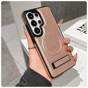 �yMagSafe�Ή��zGalaxy S26 Ultra �P�[�X Galaxy S26 �P�[�X ���U�[�� �X�^���h�t�� Galaxy S26+ �J�o�[ �w�ʎ��[ �}�O�Z�[�t�Ή� �M�����N�V�[S26 �E���g�� �P�[�X �ϏՌ� ���^ �����₷�� �r�W�l�X ������