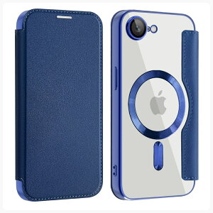 iPhone 17E �P�[�X MagSafe�Ή� �蒠�^ �w�ʃN���A iPhone 17 E �J�o�[ �J�����ی��̌^ �}�O�Z�[�t�Ή� ���C�����X�[�d iPhone17E �P�[�X �蒠 ���� �Ռ��z�� ������� ���U�[ �J�[�h���[ �A�C�t�H��17E