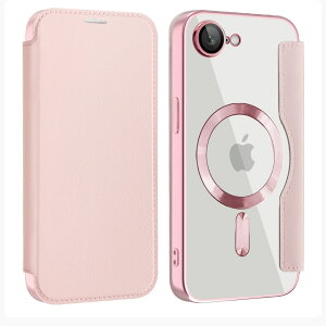 iPhone 17E �P�[�X MagSafe�Ή� �蒠�^ �w�ʃN���A iPhone 17 E �J�o�[ �J�����ی��̌^ �}�O�Z�[�t�Ή� ���C�����X�[�d iPhone17E �P�[�X �蒠 ���� �Ռ��z�� ������� ���U�[ �J�[�h���[ �A�C�t�H��17E