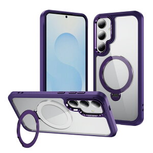 galaxy s26 ultra �J�o�[ Galaxy s26ultra �P�[�X MagSafe�Ή� 360�x��]�����O Galaxy S26 Ultra �P�[�X Galaxy S26+ �J�o�[ �w�ʃN���A TPU PC ��d�\�� �Ռ��z�� �����O�t�� �X�^���h�@�\ �c�u�� ���u�� �M�����N