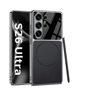 galaxys26ultra �P�[�X �}�b�g Galaxy S26 Ultra �P�[�X �J�[�{���� MagSafe�Ή� ���C�z�� �w�ʃN���A �X�g���b�v�z�[���t�� �M�����N�V�[S26 �E���g�� �J�o�[ �ϏՌ� �}�b�g���� ���^���b�N ���C�����X
