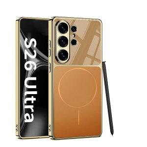 galaxys26ultra �P�[�X �}�b�g Galaxy S26 Ultra �P�[�X �J�[�{���� MagSafe�Ή� ���C�z�� �w�ʃN���A �X�g���b�v�z�[���t�� �M�����N�V�[S26 �E���g�� �J�o�[ �ϏՌ� �}�b�g���� ���^���b�N ���C�����X