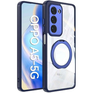 OPPO A5?�P�[�X �����O�t�� �ϏՌ� 360�x��] �X�^���h�@�\ OPPOA5 5G �J�o�[ �����O �c�u�� ���u�� �X�}�z�P�[�X �N���A ���� TPU �o���p�[ PC �w�� �ی� �V���v�� �w��h�~ �����₷�� �����h�~ �X
