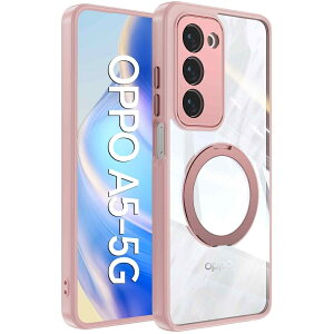 OPPO A5 �P�[�X �����O�t�� �ϏՌ� 360�x��] �X�^���h�@�\ OPPOA5 5G �J�o�[ �����O �c�u�� ���u�� �X�}�z�P�[�X �N���A ���� TPU �o���p�[ PC �w�� �ی� �V���v�� �w��h�~ �����₷�� �����h�~ �X