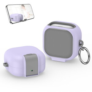 Galaxy Buds4 �P�[�X Galaxy Buds 4 Pro �J�o�[ GalaxyBuds4 �X�}�z�X�^���h�t�� �ϏՌ� �J���r�i�t�� 3WAY TPU+PC �G�A�N�b�V���� GalaxyBuds4pro �P�[�X �[�d�Ή� �S7�F �M�����N�V�[�o�b�Y4 �C���z���P�[�X ��