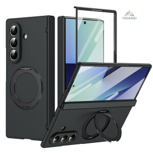 Galaxy Z Fold8 �P�[�X Galaxy Z Fold8 Ultra �P�[�X ���@��Ή� �����O�t�� �X�^���h �}�O�l�b�g�� ���C�����X�[�d�Ή� 360°��] �����K���X ��ʕی� �q���W�ی� �ϏՌ� ���^ PC �n�[�h�P�[�X �M�����N