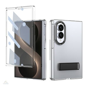 Galaxy Z Fold8 / Fold8 Ultra �P�[�X �N���A �܂肽���݃X�^���h �����X�^���h ���p�x �K���X�t�B�������� ���� �S�ʕی� �q���W�ی� �ϏՌ� �J�����ی� ���^ ���@��Ή� �M�����N�V�[ Z�t�H�[���h8 