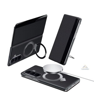 Galaxy Zfold8 Ultra �P�[�X �{�v MagSafe�Ή� �}�O�l�b�g���� �蒠�^ �܂肽���݃X�}�z�P�[�X �����O�X�^���h�t�� �J�[�h���[ Galaxy Z Fold8 Ultra �J�o�[ ���U�[ �ϏՌ� �J�����ی� ���C�����X�[�d �ԍ�