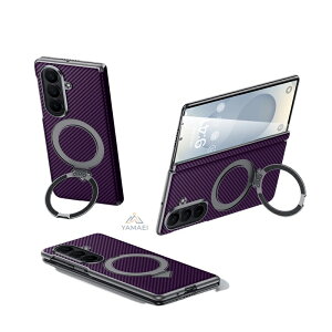 Galaxy Zfold8 Ultra �P�[�X PU���U�[ MagSafe�Ή� �}�O�l�b�g���� �J�[�{���� �����O�X�^���h�t�� �q���W�ی� �܂肽���݃X�}�z�P�[�X Galaxy Z Fold8 Ultra �J�o�[ �ϏՌ� �J�����ی� ���^ ���C�����X�[