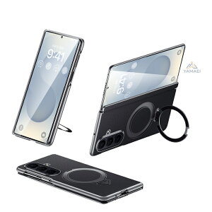 Galaxy Zfold8 Ultra �P�[�X �{�v MagSafe�Ή� �}�O�l�b�g���� �����O�X�^���h�t�� �q���W�ی� �܂肽���݃X�}�z�P�[�X Galaxy Z Fold8 Ultra �J�o�[ ���{�v ���U�[ �ϏՌ� �J�����ی� ���^ ���C�����X�[�d