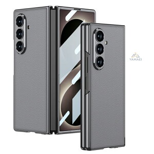 Galaxy Zfold8 Ultra �P�[�X ���b�L ���U�[�� �J�o�[ �M�����N�V�[ Z Fold8 Ultra �X�}�z�P�[�X �܂肽���� �t���J�o�[ �P�[�X��̌^�t�B���� �����K���X ��ʕی� �q���W�ی� �����Y�ی� �J�����ی� 