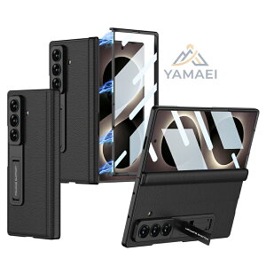 Galaxy Z Fold8 Ultra �P�[�X �M�����N�V�[ Z�t�H�[���h8 �E���g�� �J�o�[ ZFold8Ultra �X�}�z�P�[�X ��ʕی�K���X��̌^ �}�O�l�b�g���q���W�ی� �X�^���h���� PU���U�[ �t���J�o�[ �ϏՌ� 360�x �S