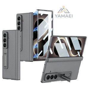 Galaxy Z Fold8 Ultra �P�[�X �M�����N�V�[ Z�t�H�[���h8 �E���g�� �J�o�[ ZFold8Ultra �X�}�z�P�[�X ��ʕی�K���X��̌^ �}�O�l�b�g���q���W�ی� �X�^���h���� PU���U�[ �t���J�o�[ �ϏՌ� 360�x �S
