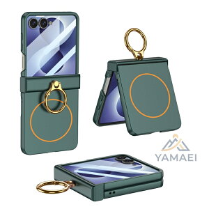 Galaxy Z Flip8 �P�[�X ���^�t���J�o�[ �q���W�����O ��ʃt�B������̌^ �}�O�l�b�g�����O�Ή� ��]���o�b�N�� �c���u���X�^���h �ϏՌ� �S�ʕی� �y�� �X���� ������� �l�C �M�����N�V�[Z�t