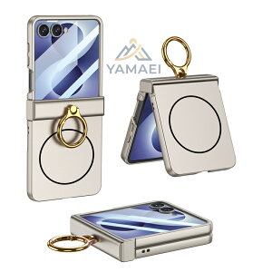 Galaxy Z Flip8 �P�[�X ���^�t���J�o�[ �q���W�����O ��ʃt�B������̌^ �}�O�l�b�g�����O�Ή� ��]���o�b�N�� �c���u���X�^���h �ϏՌ� �S�ʕی� �y�� �X���� ������� �l�C �M�����N�V�[Z�t