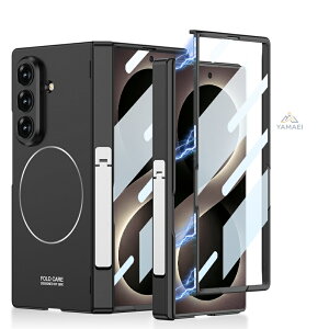 Galaxy Z Fold8 Ultra �M�����N�V�[ Z Fold8 Ultra �P�[�X ��ʕی� �t�B������̌^ MagSafe�Ή� ���C�z�� �X�^���h �q���W�ی� �J�����ی� ���U�[�� TPU �ϏՌ� �J�o�[ �܂肽���� �X�}�z�P�[�X ���^ �y��