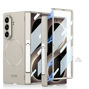 Galaxy Z Fold8 Ultra �M�����N�V�[ Z Fold8 Ultra �P�[�X ��ʕی� �t�B������̌^ MagSafe�Ή� ���C�z�� �X�^���h �q���W�ی� �J�����ی� ���U�[�� TPU �ϏՌ� �J�o�[ �܂肽���� �X�}�z�P�[�X ���^ �y��