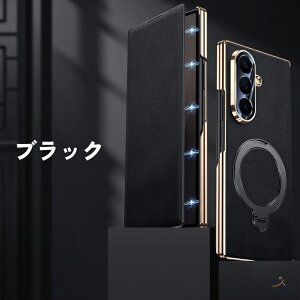 galaxyzfold8 ultra �J�o�[ Galaxy ZFold8 Ultra �P�[�X �{�v �蒠�^ 360°��]�����O�X�^���h �q���W�ی� �}�O�l�b�g�J�� ���C�����X�[�d�Ή� �J�����ی� ��ʕی� �ϏՌ� ���v ���^ �M�����N�V�[ ZFold8 Ul