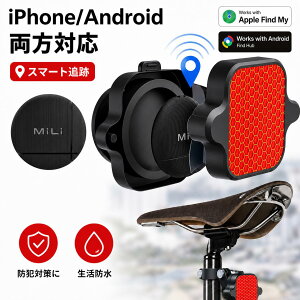 �y��OS�Ή��z���]�� ����h�~ �X�}�[�g�^�O ���˔� gos �q�� MiLi Apple Find My / Android Find Hub �Ή� ���t���N�^�[ �^ �z���_�[ �B���ǐ� �����h�~ �Y�ꕨ�h�~ �ǐ� �g���b�J�[ ���[�h�o�C�N �N���X