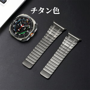Galaxy Watch ultra�o���h 47mm �`�^���F �M�����N�V�[�E�H�b�`�E���g�� �x���g �}�O�l�b�g Galaxy Watch ultra �x���g �X�e�����X ������� �y�� �r�W�l�X �ϋv�� �����ȒP