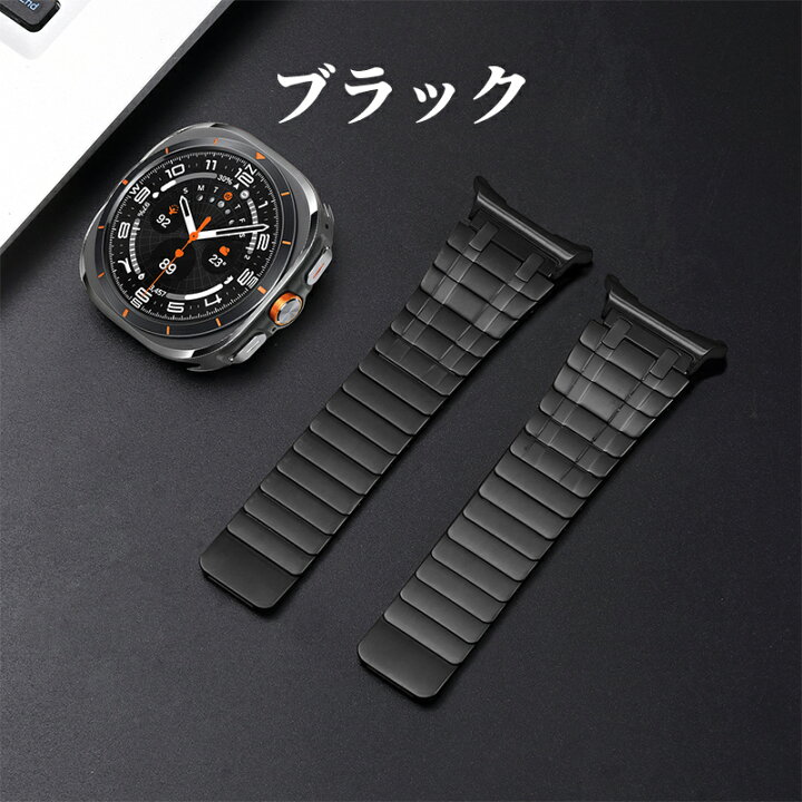 楽天市場】Galaxy Watch ultraバンド 47mm チタン色 ギャラクシー 