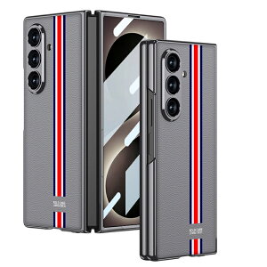 Galaxy Zfold8 Ultra �P�[�X ���b�L ���U�[�� �J�o�[ �M�����N�V�[ Z Fold8 Ultra �X�}�z�P�[�X �܂肽���� �t���J�o�[ �P�[�X��̌^�t�B���� �����K���X ��ʕی� �q���W�ی� �����Y�ی� �J�����ی� 