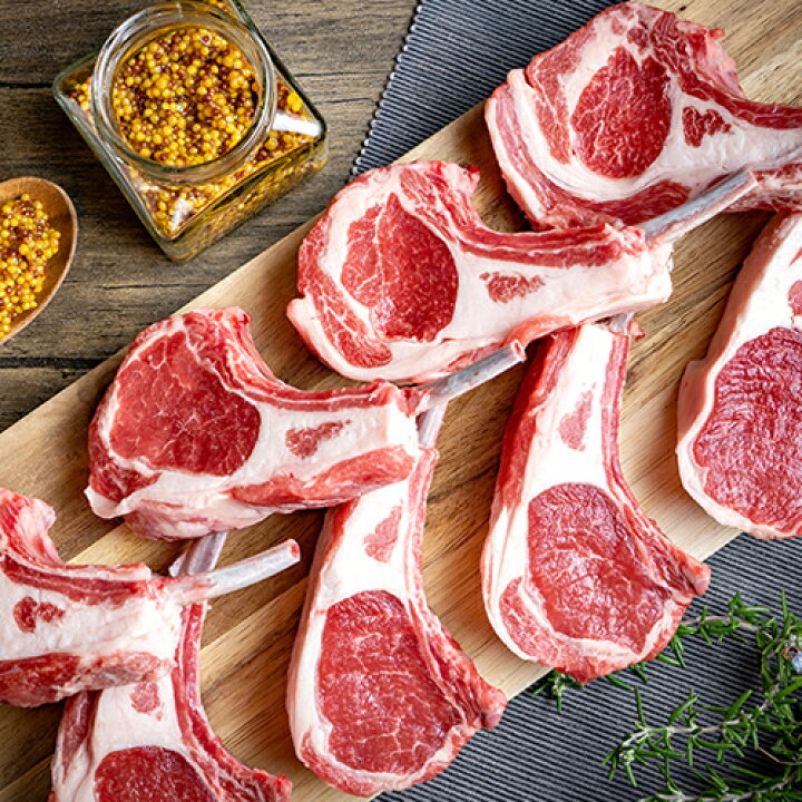 楽天市場 ラムチョップ 骨付きステーキ肉 8本入り 約640g なみかた羊肉店 生産者直送 送料無料 山形直送計画 南オーストラリア産 フレンチ 高タンパク 低カロリー 山形直送計画 楽天市場店