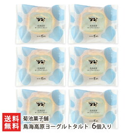 鳥海高原ヨーグルトタルト 6個入り 菊池菓子舗【山形直送計画/焼菓子/洋菓子/お菓子/おやつ/お茶請け/ティータイム/老舗/山形県産生乳/チーズケーキ】【お土産/手土産/ギフトに！贈り物】【送料無料】お歳暮ギフトにも！