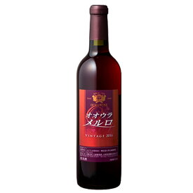 2016ビンテージ オオウラメルロ 赤辛口 750ml 大浦葡萄酒