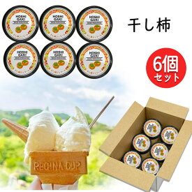 お中元 夏ギフト スイーツ ジェラート 干し柿ジェラート6個 送料無料 冷凍便 生産元直送のため同梱不可 山形 マルノー食品 アイスクリーム