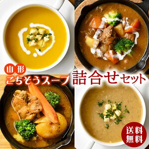 ギフト セット ビーフシチュー チキンスープカレー パンプキン 味噌スープ 200g×4袋 スープ お手軽 時短 保存食 保存料不使用 着色料不使用 無添加 レトルト ナチュラルカフェ 山形 送料無料