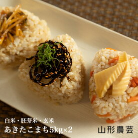 ◎白米のみ◎【送料無料】あきたこまち 10kg（5kg×2）山形県産 白米 【沖縄・離島+2300円】米 お米 コメ 庄内米 酒田