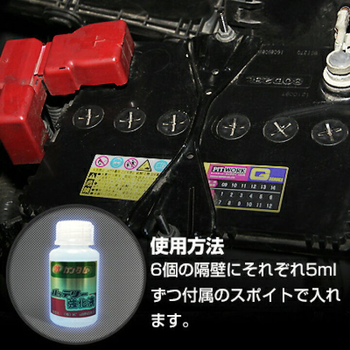 楽天市場】静電気 除去 グッズ 車 【 激カンタム バッテリー強化液 