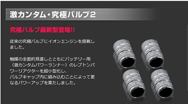 楽天市場】静電気 除去 グッズ バイク【激カンタム 究極バルブ2 】中和 