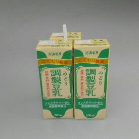 【やまぐちECエール便で送料無料】九州乳業　『みどり　おいしい調整豆乳』200mlx24本